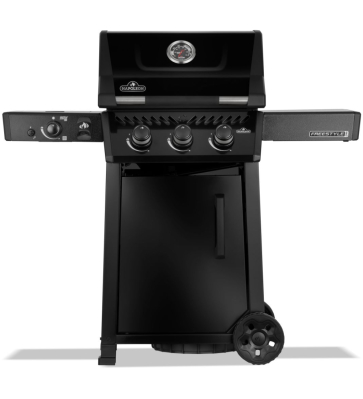 Napoleon Freestyle PRO 365, 3 Hauptbrenner, SIZZLE ZONE Seitenbrenner und T�r, Schwarz