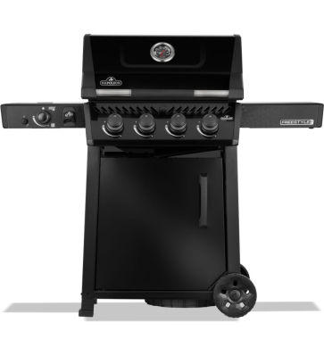 Napoleon Freestyle PRO 425, 4 Hauptbrenner, SIZZLE ZONE Seitenbrenner und T�r, Schwarz