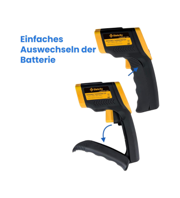 Infrared thermometer with double laser