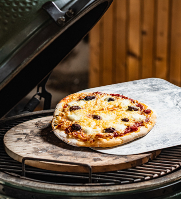 Flacher Back- und Pizzastein L