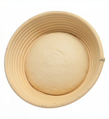 G�rkorb rund aus Peddigrohr f�r Brote bis 1 kg