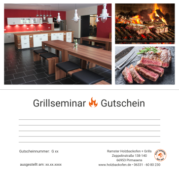Gutschein Ramster Grillseminar