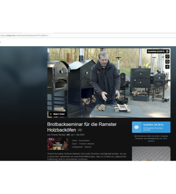Online Brotbackseminar f�r die Ramster Holzback�fen zum Ausleihen