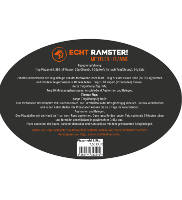 Ramster Pizzamehl / knuspriger Teig, luftig & aromatisch
