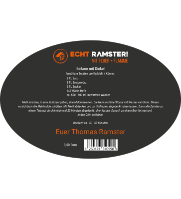 Ramster Einkorn Spelt Bread Mix
