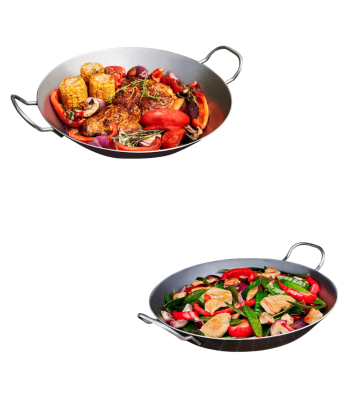 Holzbackofenpfanne (� 24) aus Eisen