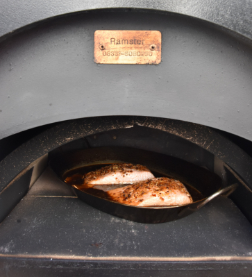 Holzbackofen le Rond mit Gew�lbe mit Au�enverkleidung JETZT 1540 Euro STATT 1861 Euro