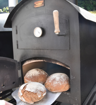 Holzbackofen le Rond mit Gew�lbe mit Au�enverkleidung JETZT 1540 Euro STATT 1861 Euro