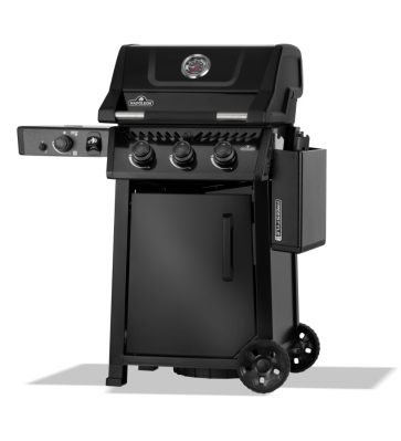 Napoleon Freestyle PRO 365, 3 Hauptbrenner, SIZZLE ZONE Seitenbrenner und T�r, Schwarz