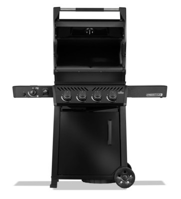 Napoleon Freestyle PRO 425, 4 Hauptbrenner, SIZZLE ZONE Seitenbrenner und T�r, Schwarz