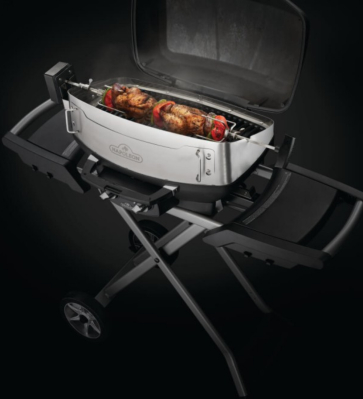 Drehspie� Heavy Duty und Pizzaofen f�r TravelQ 285