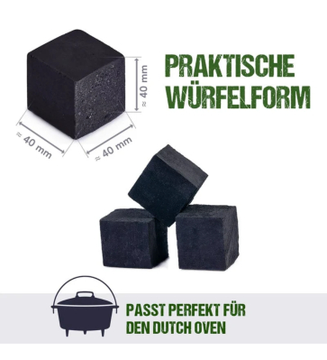 KOKOKO Cubes Grillkohle 8kg