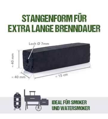 KOKOKO Long Grillkohle 10kg