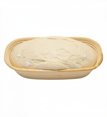 G�rkorb lang aus Peddigrohr f�r Brote bis 1,5 kg