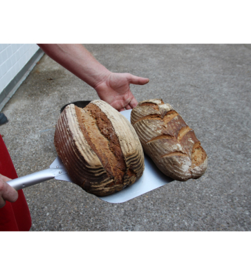 Aluschieber mit Holzgriff